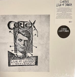 Cortex (Sverige)  Live At Urania  LP/Vinyl