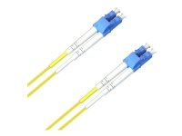 MicroConnect 30m Fiberoptisk Nettverkskabel LC/PC Enkeltmodus 9/125 micron Gul