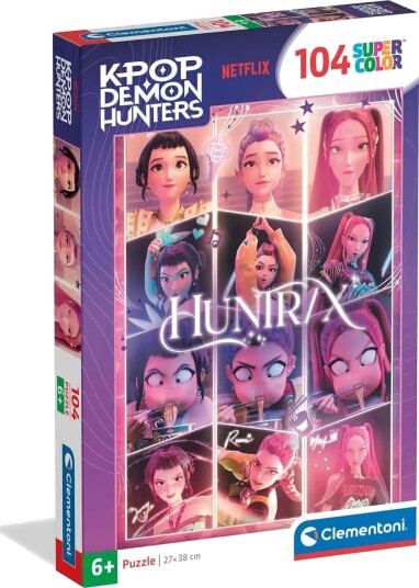 Clementoni Kpop Demon Hunters Puslespill - 104 brikker