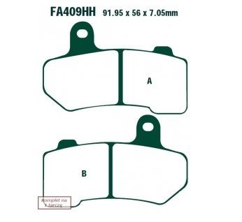 Bremseklosser EBC Brakes FA409V