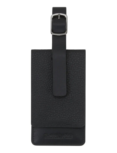 Samsonite Leather Tag - Black - ONE SIZE