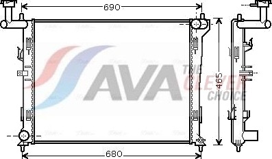 AVA COOLING SYSTEMS HYA2179 Radiator motorkjøling