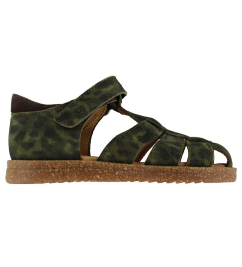 ANGULUS Sandals - Flat - Closed Toe - Green - 24 ANGULUS Sandals - Flat - Closed Toe - Green - 24