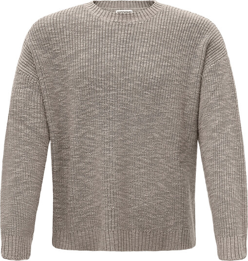 Weekday Relaxed Cotton Jumper   Brown   XS