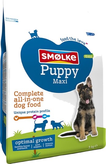 Smolke Tørrfôr Puppy Maxi For Valper 3 kg