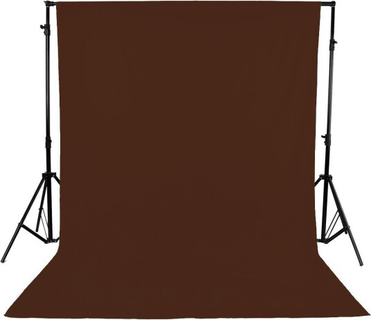 Bakgrunn Ensfarget Mørk brun - 2x3 m