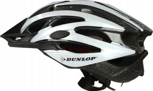 Dunlop - Justerbar Mtb Sykkelhjelm, Størrelse M 55-58 Cm (Hvit Og Svart) Dunlop - Justerbar Mtb Sykkelhjelm, Størrelse M 55-58 Cm (Hvit Og Svart)