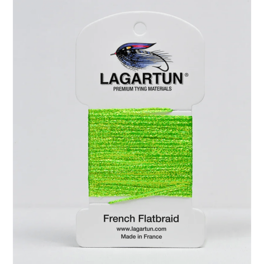 Lagartun Flat Braid Fl. Chartreuse