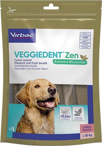 Veggiedent Zen L tyggepinner til hund over 30 kg 15 stk Veggiedent Zen L tyggepinner til hund over 30 kg 15 stk