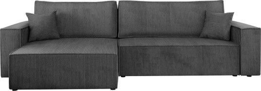 Hobson Sofa med Divan 3 seter Mørk grå