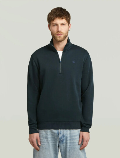 G-Star Premium Core Half Zip R Sw L\S - Navy - S