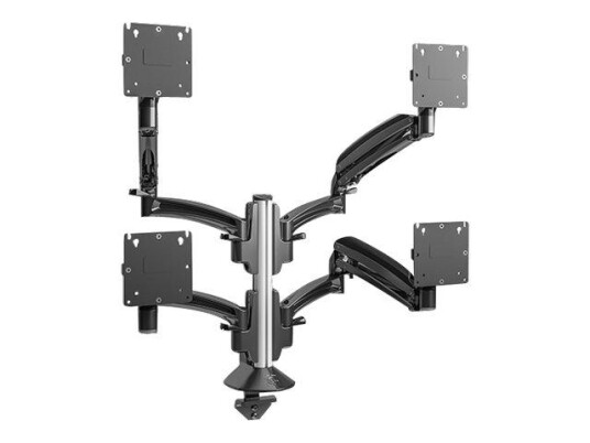 Chief Kontour K1C Series K1C420B monteringssett - justerbar arm - for 4 LCD-skjermer - svart - TAA-samsvar Chief Kontour K1C Series K1C420B monteringssett - justerbar arm - for 4 LCD-skjermer - svart - TAA-samsvar