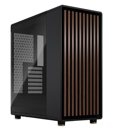 Fractal Design North Midi Tower Kabinett Charcoal Black med Vindu ATX