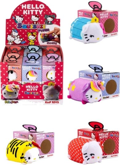 Hello Kitty Squishii Myk Og Klembar Plysjfigur