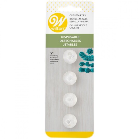 Wilton Tipper i Plast #21 Pk/4 Wilton Tipper i Plast #21 Pk/4