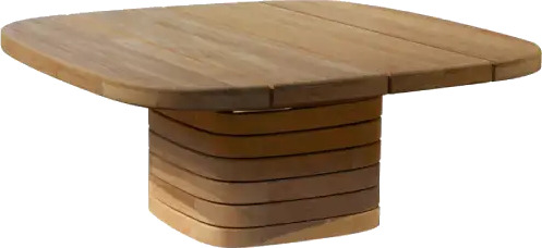 Cane line Mellow salongbordramme kvadratisk f/bordsskiva 90x90 cm Teak