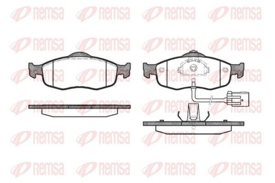 Bremseklosser REMSA 0432.02 Bremseklosser REMSA 0432.02