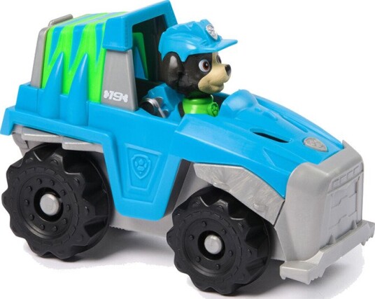 Paw Patrol Figur Og Lekebil Rescue Vehicle Rex