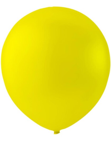 100 stk 23 cm MEGAPACK Gule Ballonger