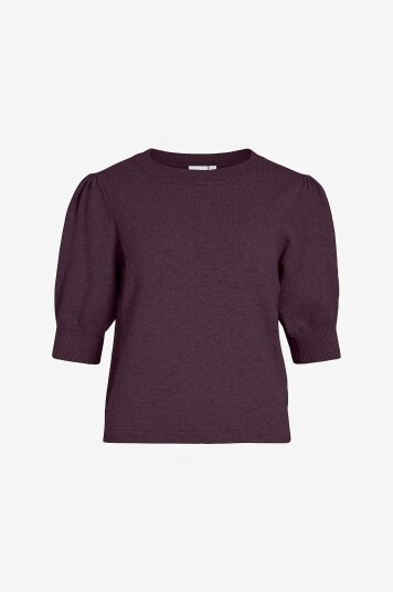 Vila Topp viRil 2/4 Sleeve O neck Rød Vila Topp viRil 2/4 Sleeve O neck Rød
