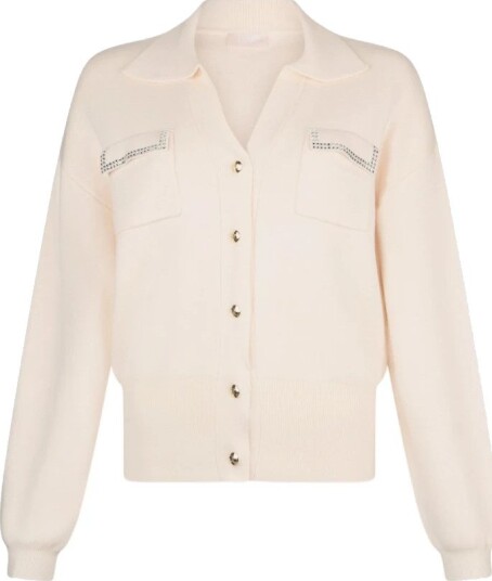 Liu Jo Dame Strikkevarer Beige M,