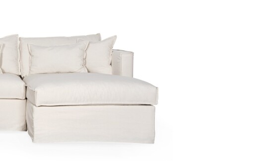Soffadirekt TREKK Milford Sovesofa Divan Høyre Beige