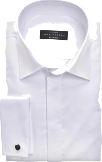 John Miller Herre Skjorter Hvit XL, John Miller Herre Skjorter Hvit XL,