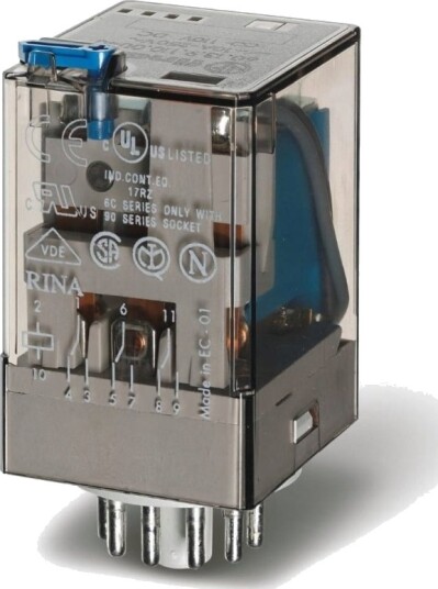 Finder 40.52.7.110.0000 Printrelé 110 V/Dc 8 A 2 X Bryter 1 Stk
