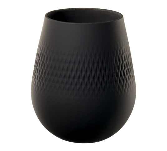 Villeroy & Boch Collier Noir Carre vase liten Villeroy & Boch Collier Noir Carre vase liten