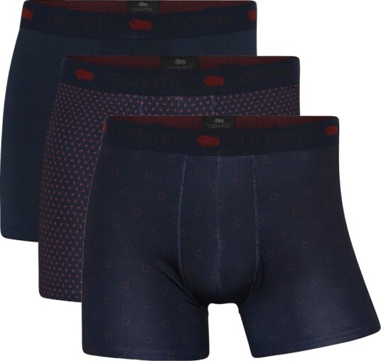 Dovre Boxer Resirkulert polyester 3 pakning Flerfarget