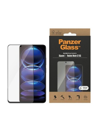 PanzerGlass Screen Protector Xiaomi Redmi Note 12 5G | Ultra-Wide Fit