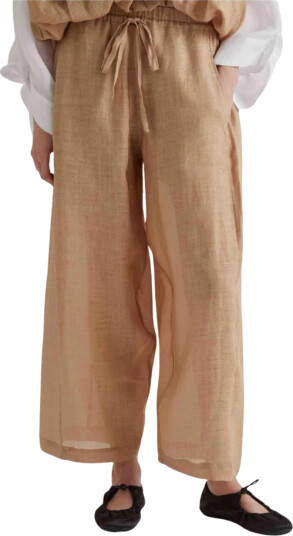MeiMeiJ Dame Bukser Beige S,