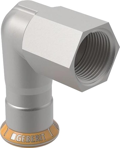 Overgangsvinkel 90° M/Muffe 15-3/8"" Therm