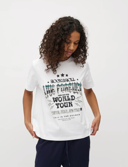 mbyM Live Forever-M - White - S mbyM Live Forever-M - White - S