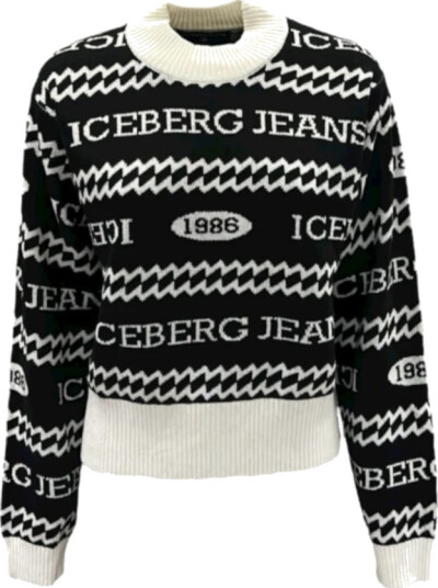 Iceberg Dame Strikkevarer Svart S, Iceberg Dame Strikkevarer Svart S,