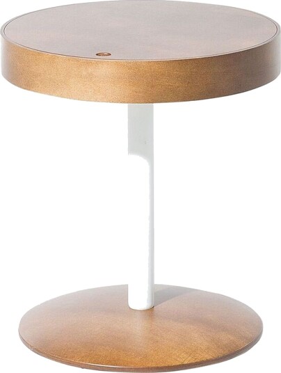 Debanhi Sofabord 40x45 cm - Mørkt tre/Hvit