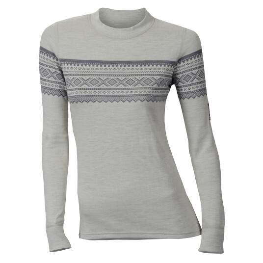 Aclima De Marius Crew Neck Woman Gråfjell L, Gråfjell