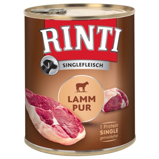 Rinti Singleprotein 6 X 800 G Lam