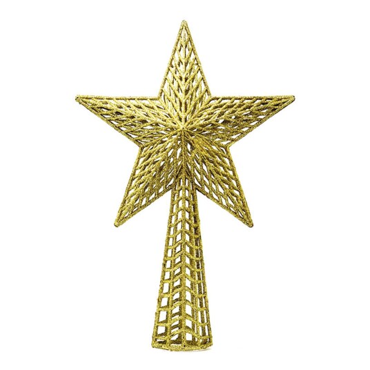 Guirma Juletrestjerne Glitter - Gull Guirma Juletrestjerne Glitter - Gull
