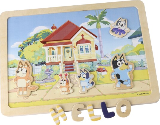 Bluey Bluey Magnetic Board - Multi/patterned - ONE SIZE Bluey Bluey Magnetic Board - Multi/patterned - ONE SIZE