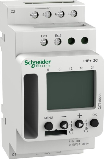 Schneider Electric CCT15553 Tidtaker 2 Kanaler 2 Kanaler