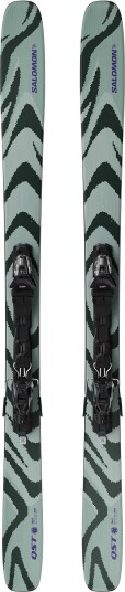 Salomon E Qst 92 + M11 Gw L100 Iceberg Green/dark Grey/ultra Violet 176 Salomon E Qst 92 + M11 Gw L100 Iceberg Green/dark Grey/ultra Violet 176