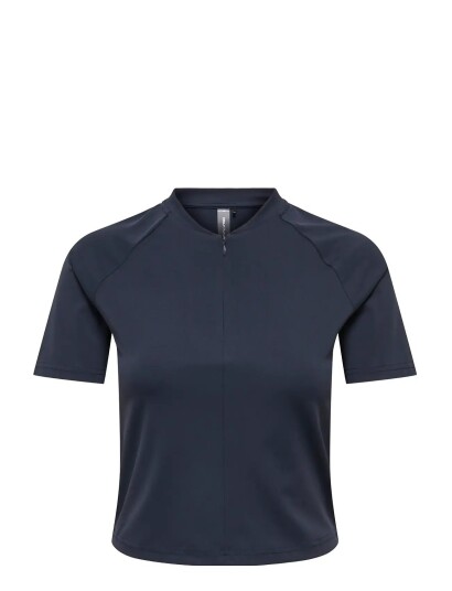 Only Play Onprack On Ss Zip Top Navy XS