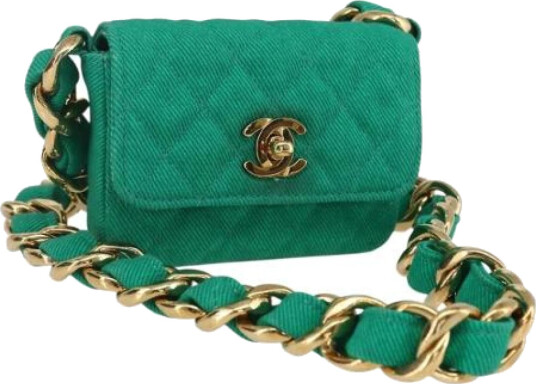 Chanel Vintage Dame Grønn