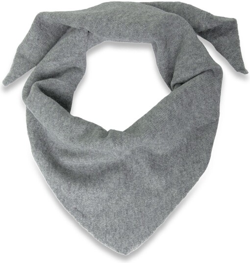 Mango Teen Knitted Bandana - LT PASTEL GREY - One Size Mango Teen Knitted Bandana - LT PASTEL GREY - One Size