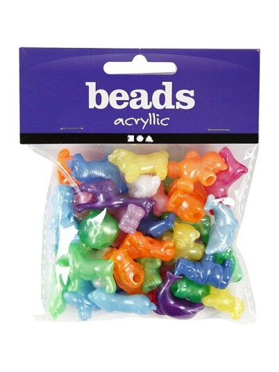 Creativ Company Figure Beads Animals 125ml Creativ Company Figure Beads Animals 125ml