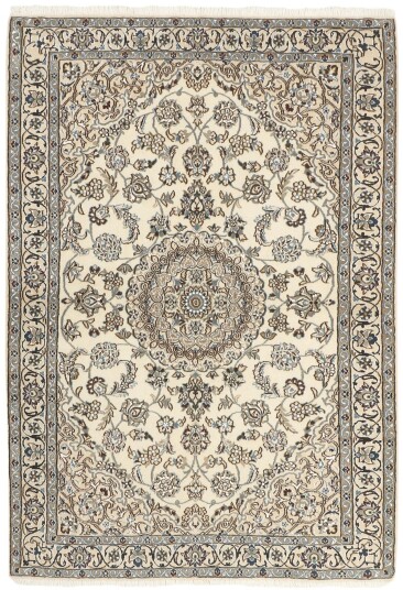 Håndknyttet. Opphav: Persia / Iran Nain Fine 9La Teppe 120x177