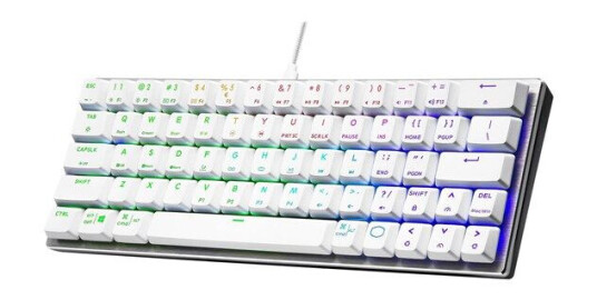 Cooler Master SK620 - Gamingtastatur - Amerikansk Engelsk - Cooler Master SK620 - Gamingtastatur - Amerikansk Engelsk -