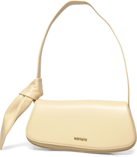 ROTATE Leather Knot Strap Bag Yellow ONE SIZE ROTATE Leather Knot Strap Bag Yellow ONE SIZE
