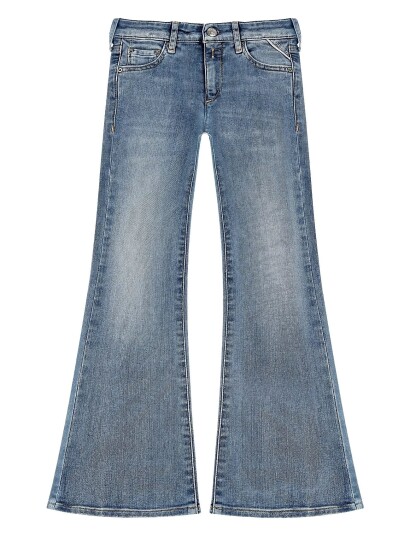 Replay Avry Trousers Flare Blue 140 Replay Avry Trousers Flare Blue 140